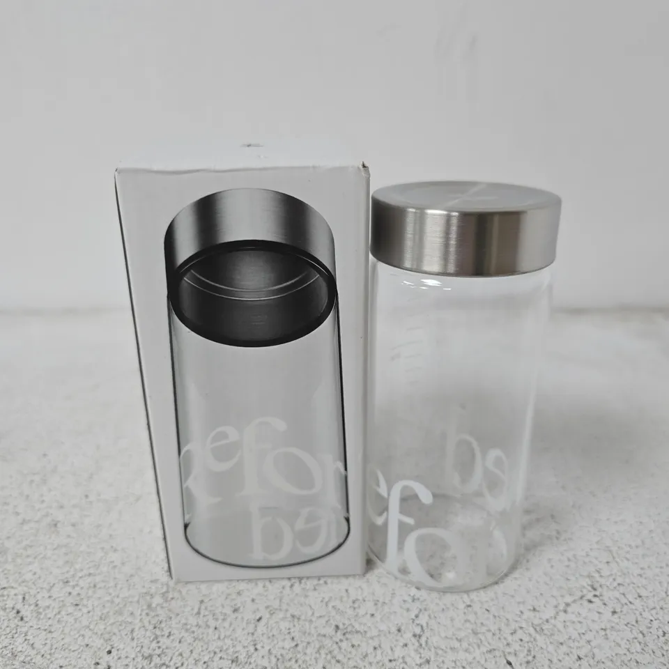 BOXED REFORMED GLASS BOTTLE