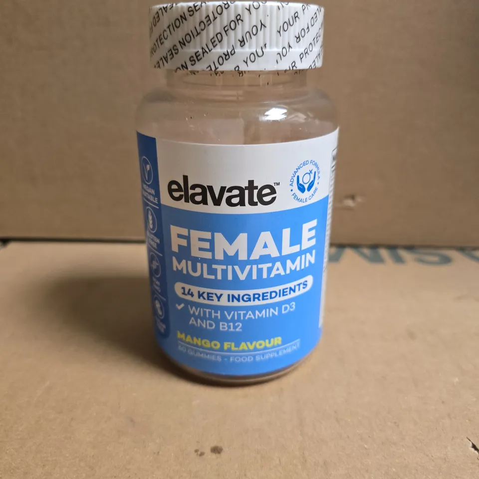 ELAVATE FEMALE MULTIVITAMIN GUMMIES (MANGO FLAVOUR) - 60 GUMMIES
