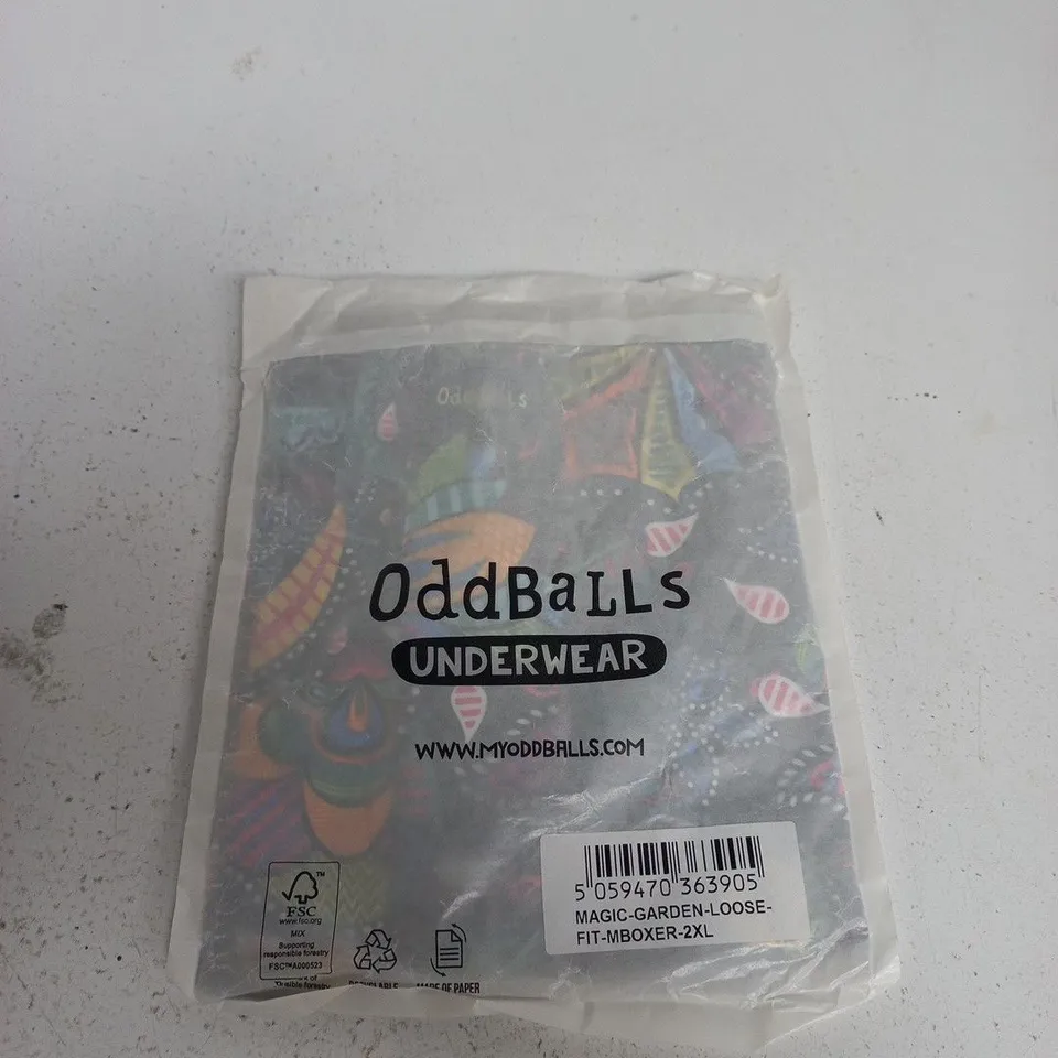 ODDBALLS UNDERWEAR – MAGIC GARDEN LOOSE-FIT BOXER – UK XXL