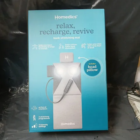 Homedics Back Stretching Mat – Relax, Recharge, Revive (Model BM-AC8980VC-EB)