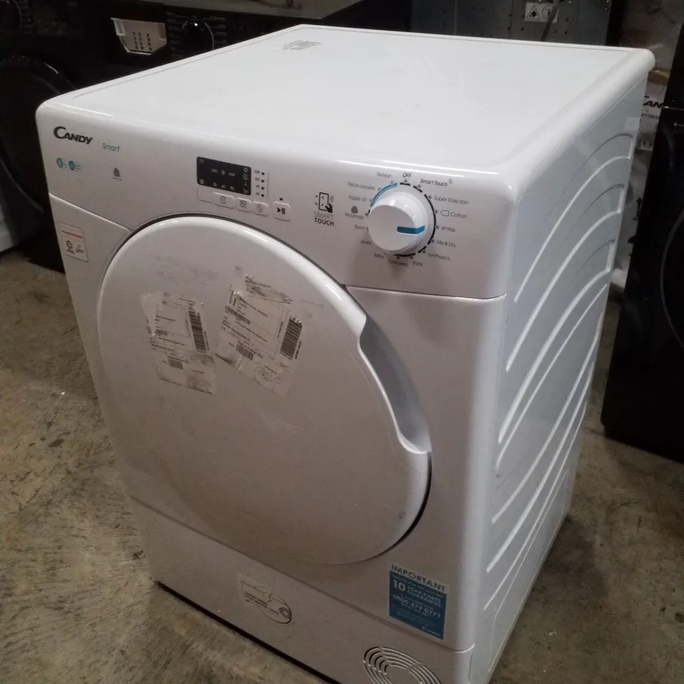 CANDY SMART CSEC8LF 8KG CAPACITY FREESTANDING CONDENSER TUMBLE DYER