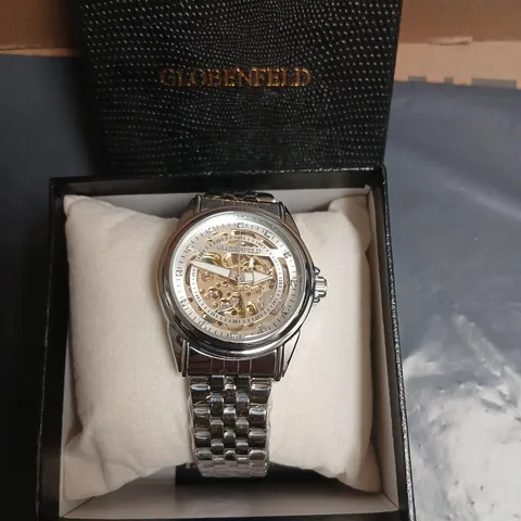 GLOBENFELD FRAMEWORK STEEL SKELETON WATCH – GF0008 