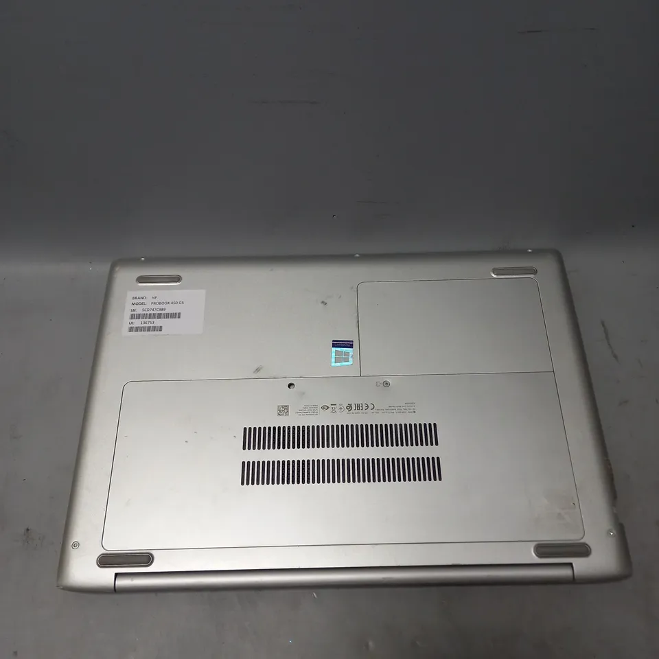 HP PROBOOK 450 G5 LAPTOP IN SILVER