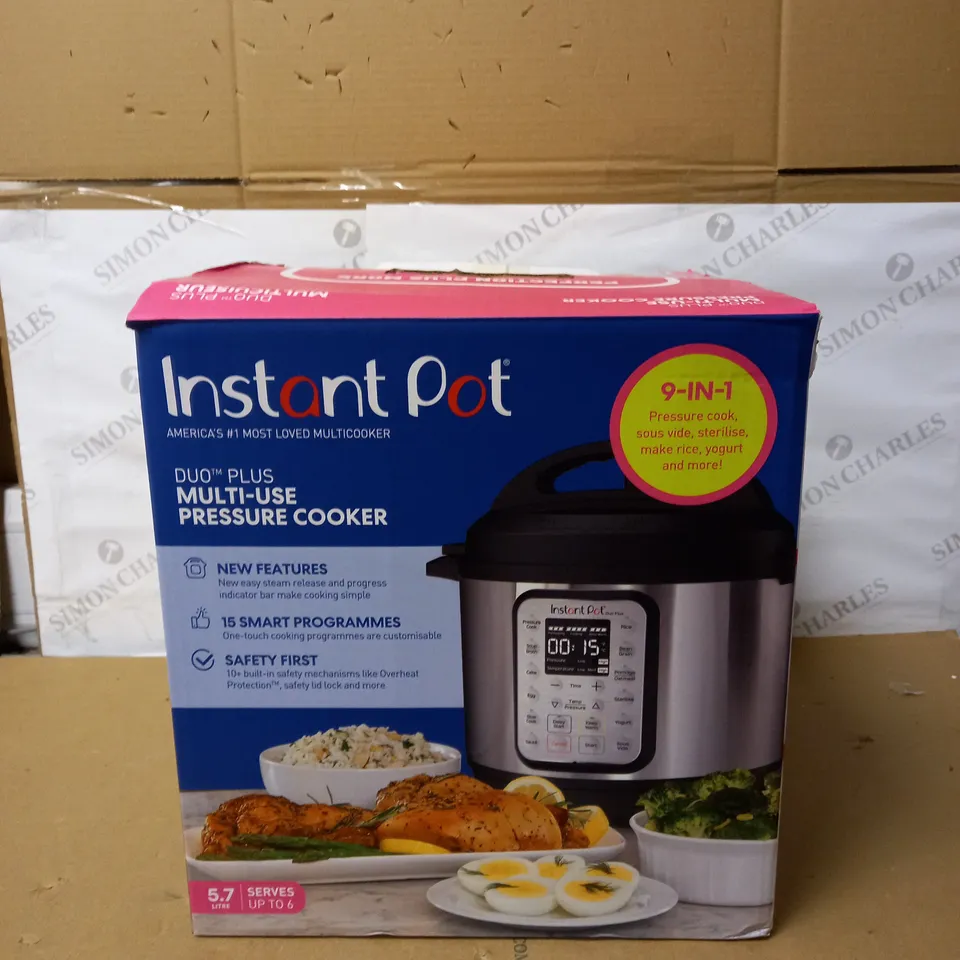 INSTANT POT 9-IN-1 DUO PLUS 7.6L ELECTRIC PRESSURE COOKER