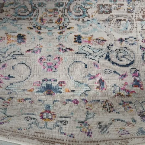 NOURISON HOME VINTAGE KASHAN AREA RUG VKA02 IVORY 70 X 240CM
