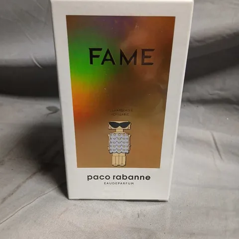 BOXED AND SEALED FAME PACO RABANNE EAU DE PARFUM 80ML