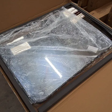 BOXED WALL MIRROR - BLACK
