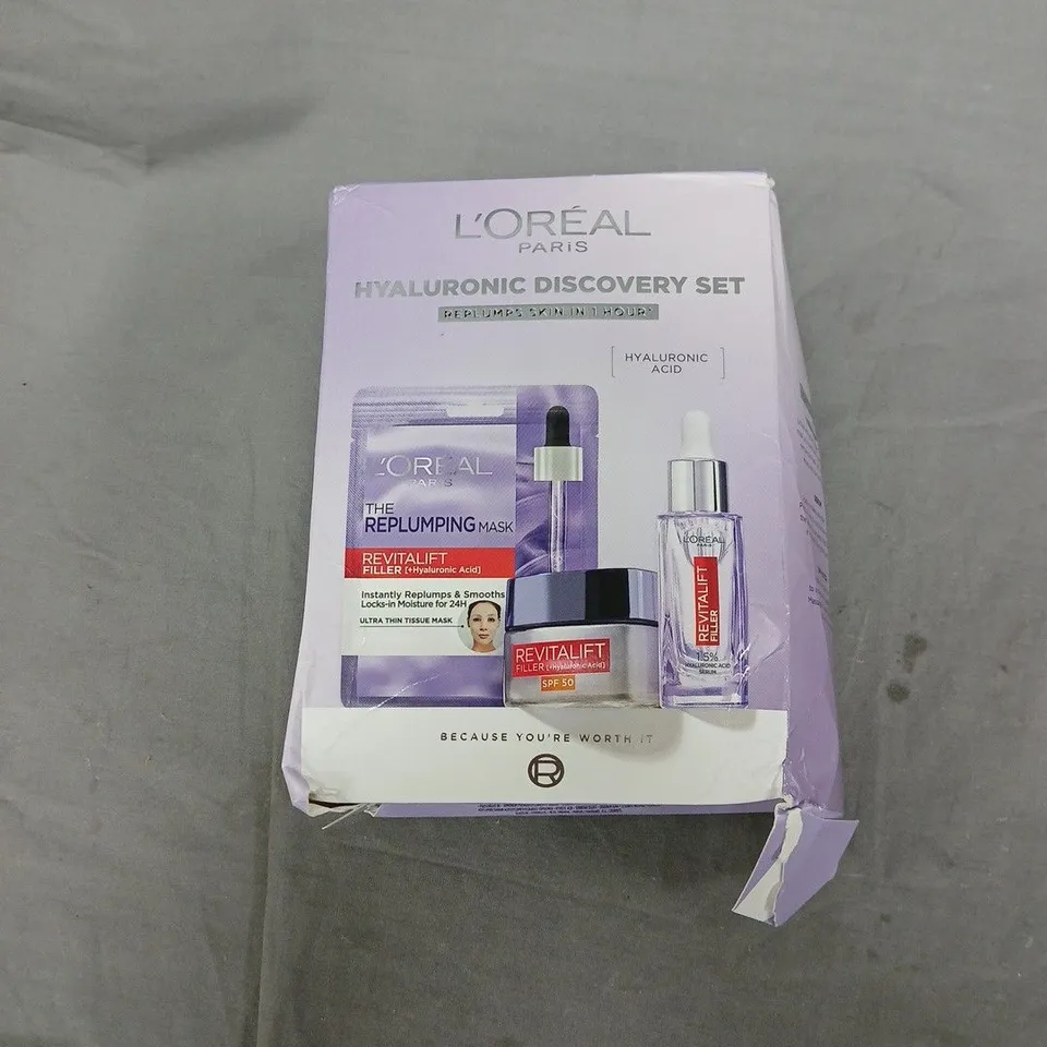 LOREAL HYALURONIC DISCOVERY GIFT SET