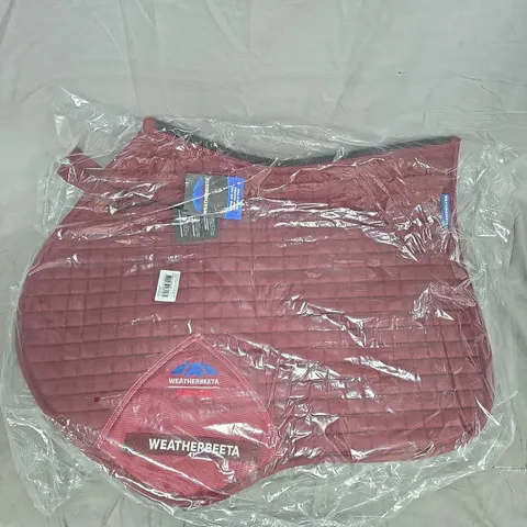 WEATHERBEETA PRIME AIR-TEC JUMP SADDLE PAD BURGUNDY LARGE