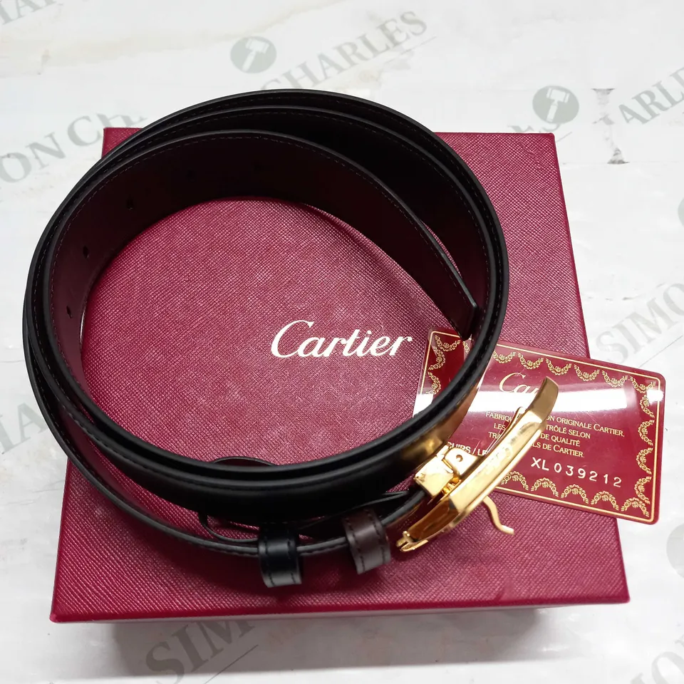 BOXED CARTIER BELT 