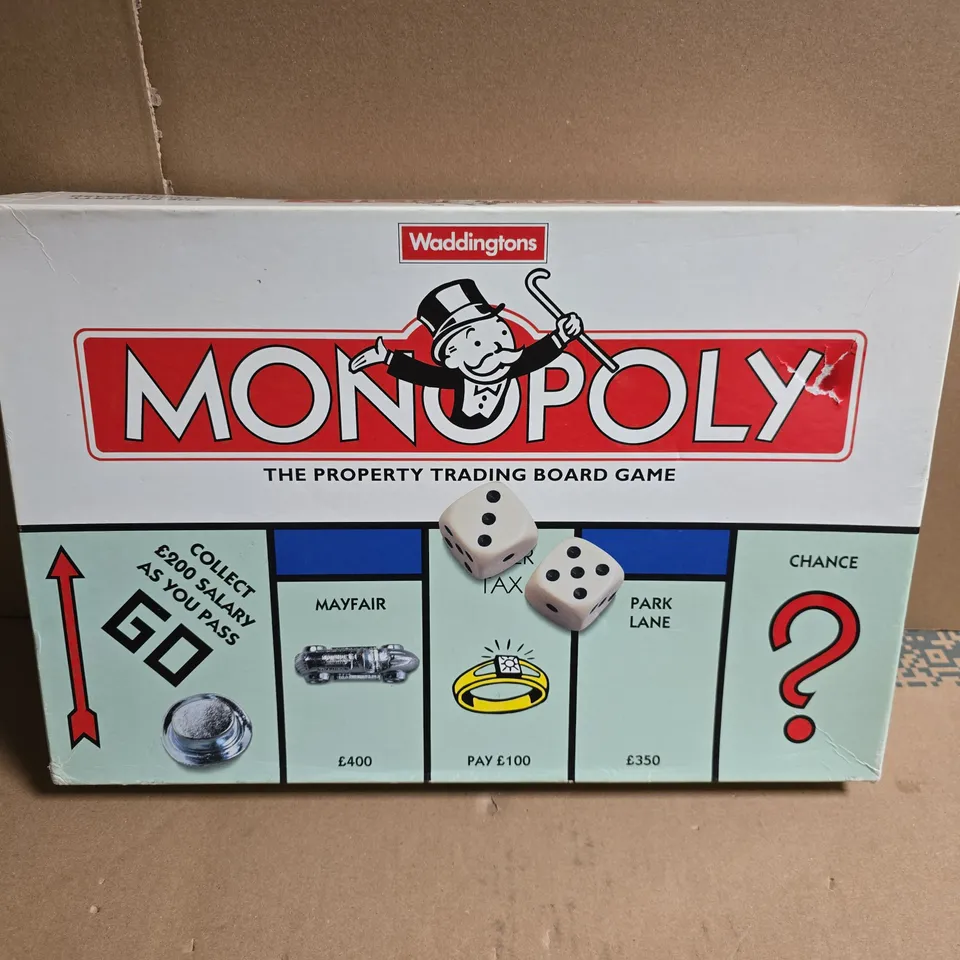 MONOPOLY – THE PROPERTY TRADING BOARD GAME (WADDINGTONS) BOXED
