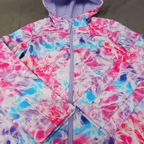 MOUNTAIN WAREHOUSE EXODUS 2 KIDS PRINTED WATER RESISTANT SOFTSHELL JACKET - SIZE 9/10 YEARS