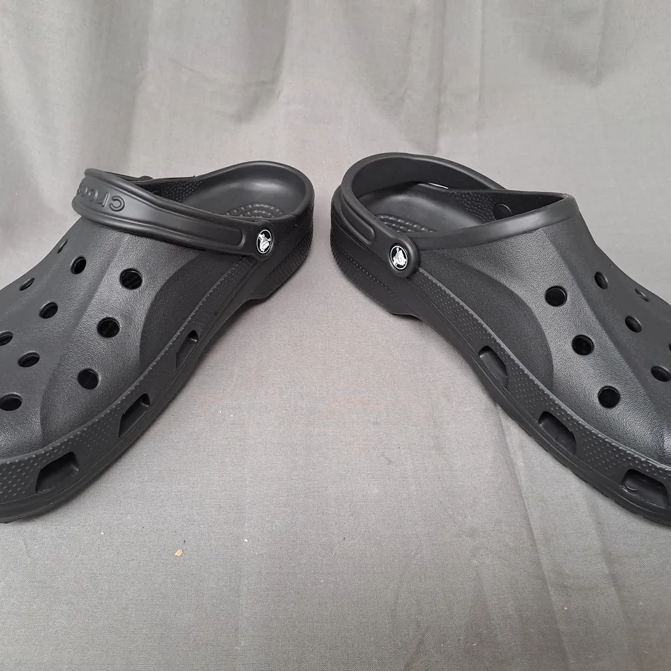 PAIR OF CROCS BAYA CLOGS IN BLACK UK SIZE M11/W12