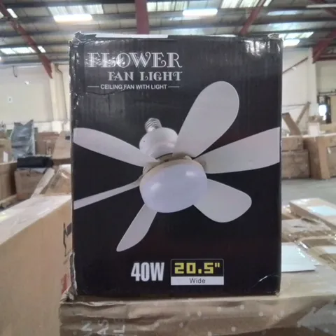BOXED 30W SOCKET FAN LIGHT