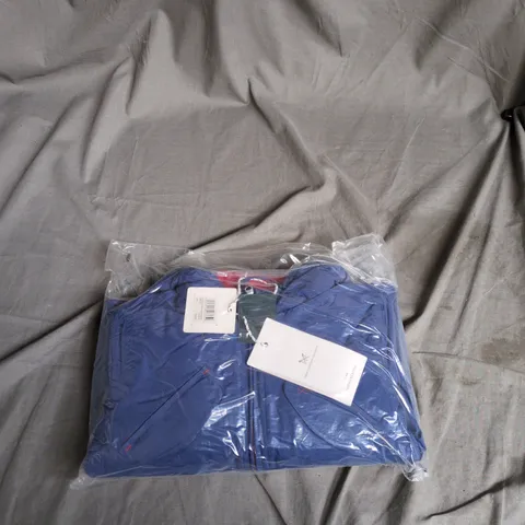 CREW CLOTHING COMPANY FLEECE-LINED WINDCHEATER – NAVY – UK 5-6 (SHOWERPROOF)