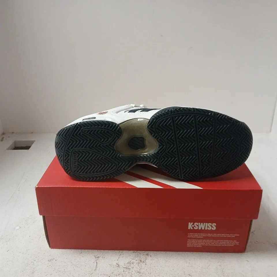 K-SWISS WHITE TRAINERS – MEN'S SHOES UK 8