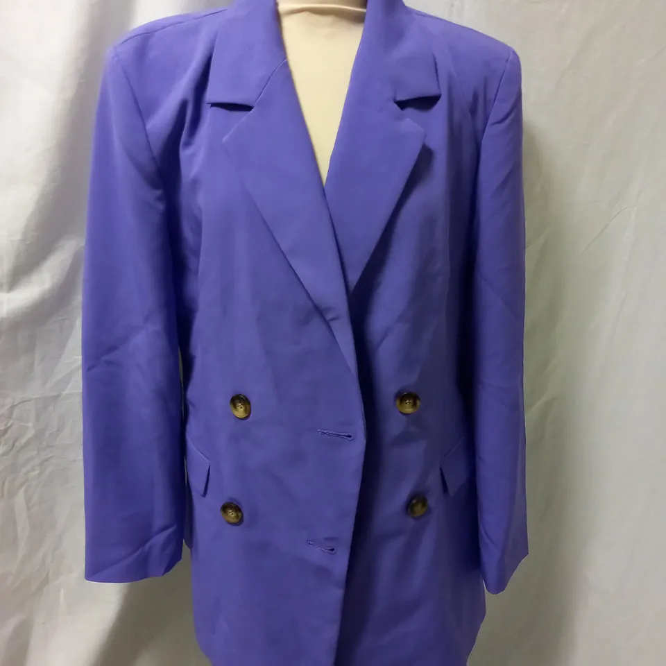 MISS SELFRIDGE PURPLE BLAZER - SIZE 16