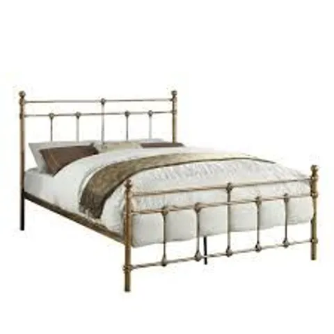 BOXED BAYFORD SMALL DOUBLE METAL BED (2 BOXES) 