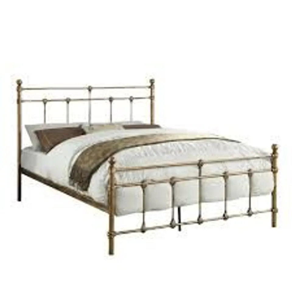 BOXED BAYFORD SMALL DOUBLE METAL BED (2 BOXES) 