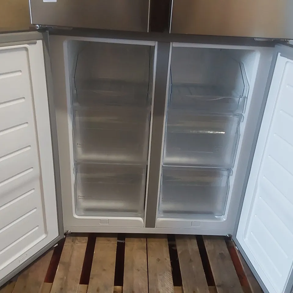 KENWOOD KSBS4DX23 SLIM AMERICAN-STYLE FRIDGE FREEZER - INOX