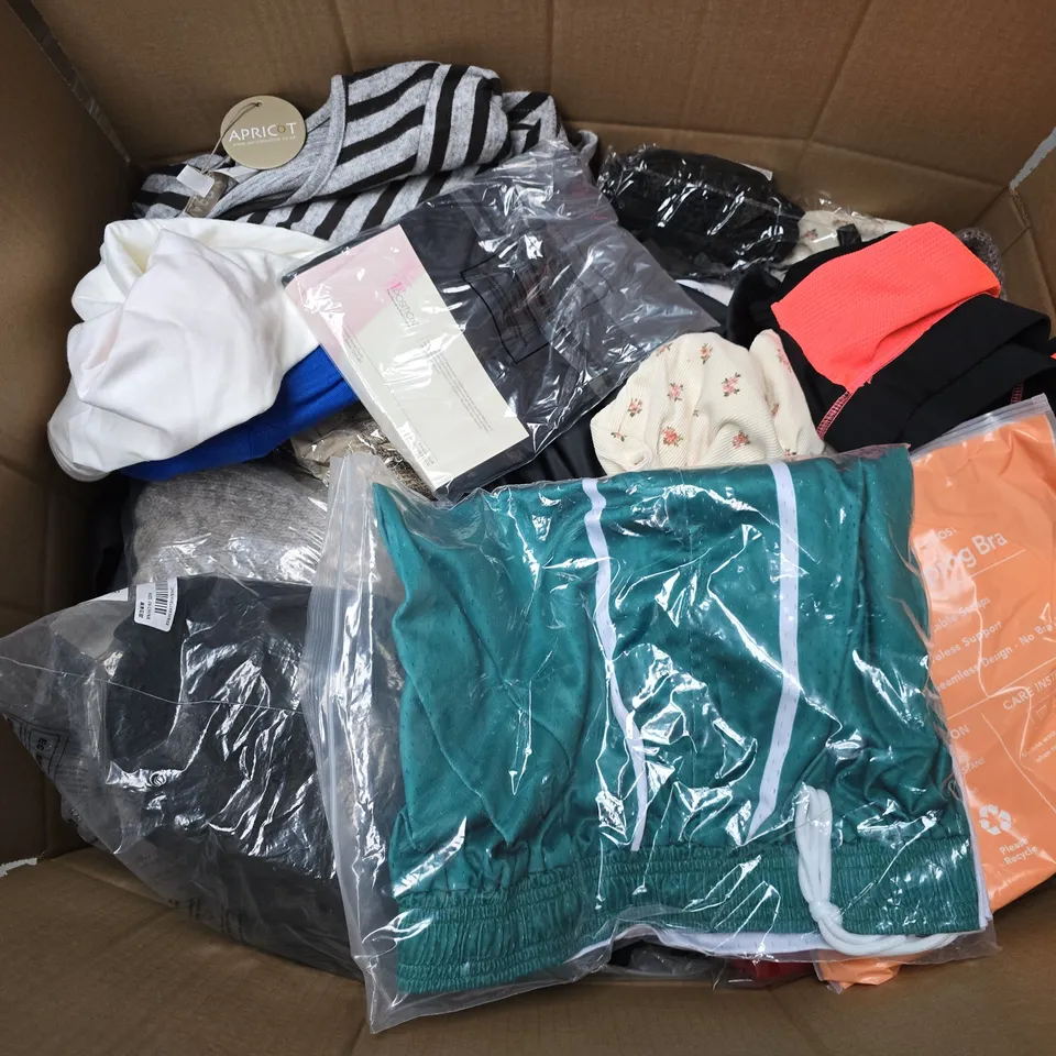 APPROXIMATELY 20 ASSORTED CLOTHING AND FASHION PRODUCTS IN VARIOUS STYLES AND SIZES - COLLECTION ONLY