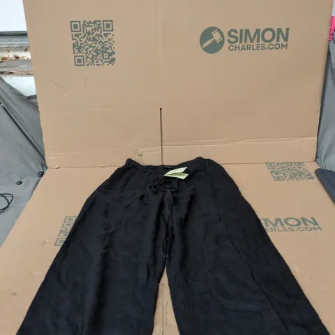 NOBODY'S CHILD BLACK TROUSERS, UK 10 (EU 38, USA 6)
