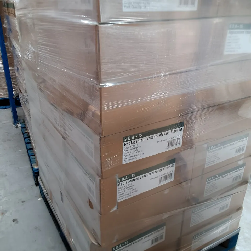 PALLET CONTAINING 48 14-PACK BOXES OF BRAND NEW GOBLIN REPLACEMENT FILTER KITS
