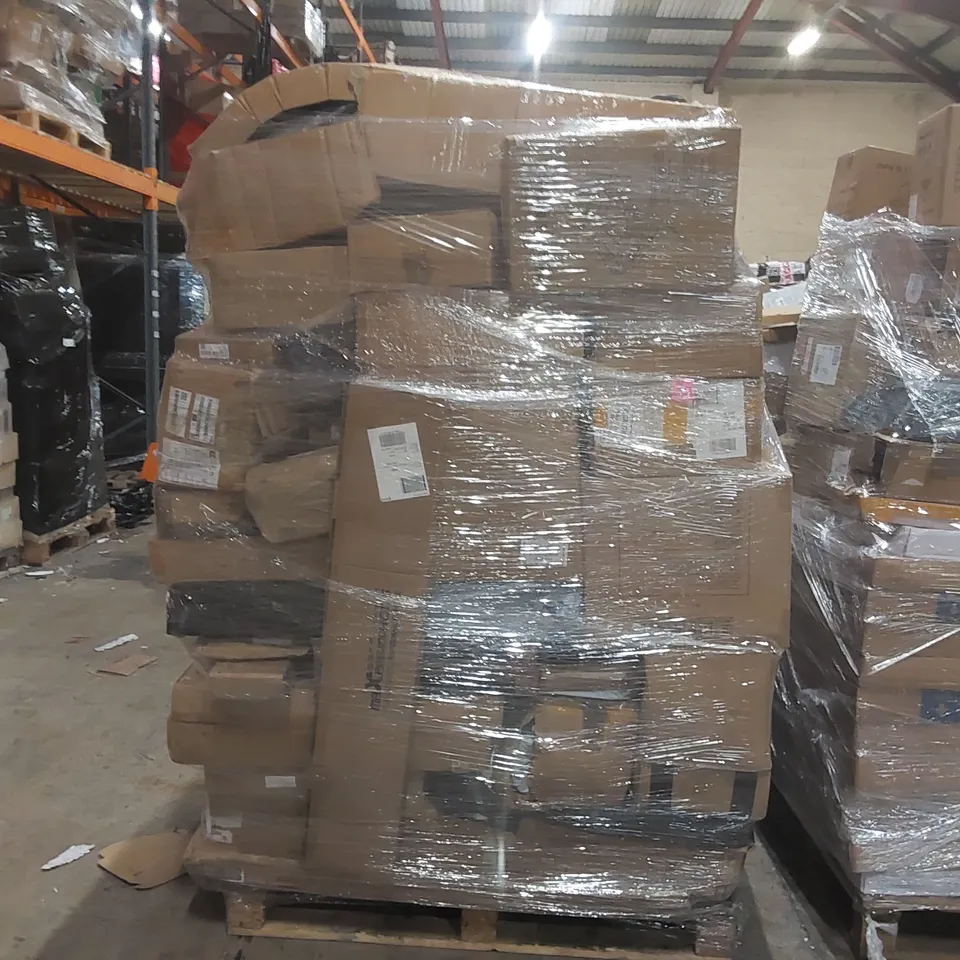 PALLET CONTAINING A LARGE QUANTITY OF ASSORTED PRODUCTS TO INCLUDE: AIR FRYER, MEAT GRINDER, FOLDABLE BATHTUB ECT
