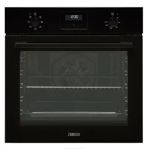 ZANUSSI SERIES 20 INTEGRATED SINGLE FAN OVEN BLACK Model ZOHNX3K1