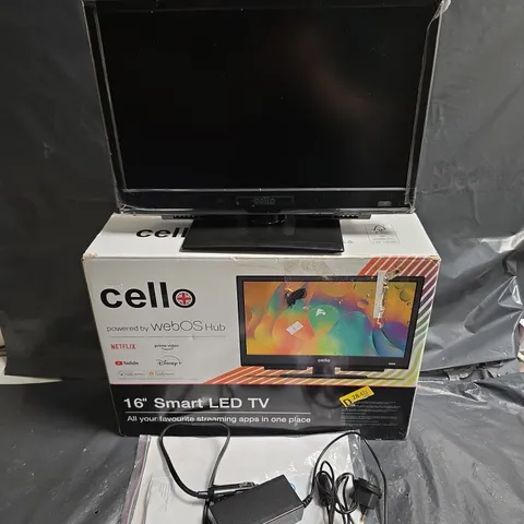 CELLO 16-INCH SMART LED TV POWERED BY WEBOS HUB - BOXED