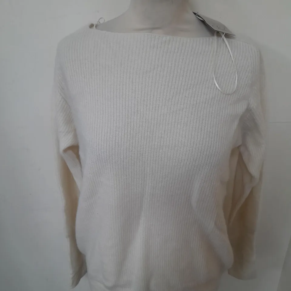 PAUL COSTELLO CASHMERE CREAM JUMPER - CREAM