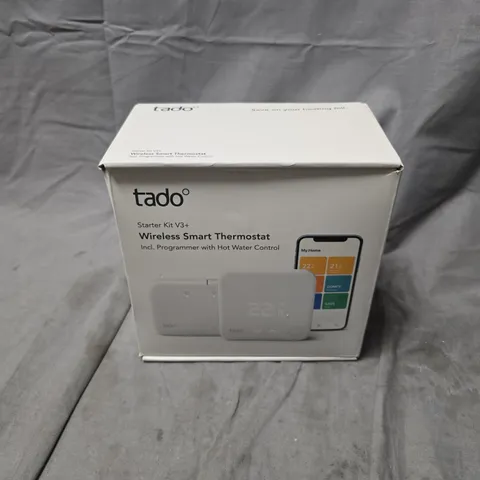 BOXED AND SEALED TADO STARTER KIT V3+ WIRELESS SMART THERMOSTAT