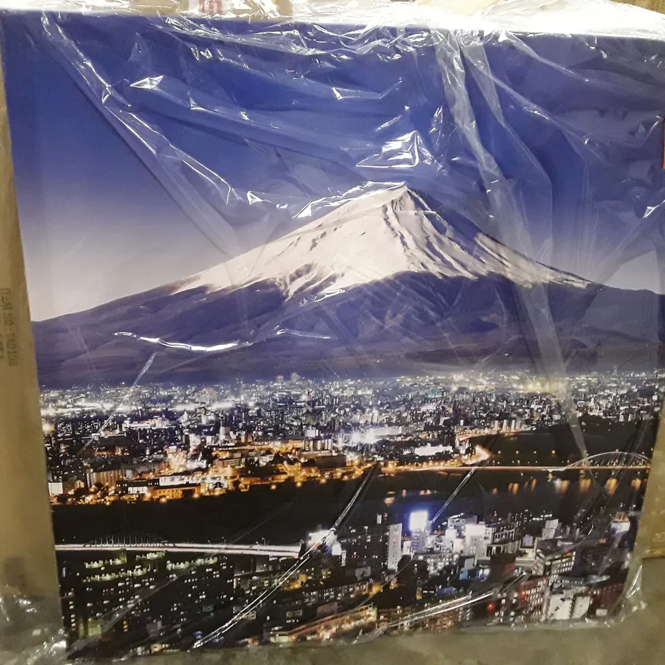 MOUNT FIJI. FUJIYAMA BY FROMZEROTOHERO - WRAPPED CANVAS PRINT