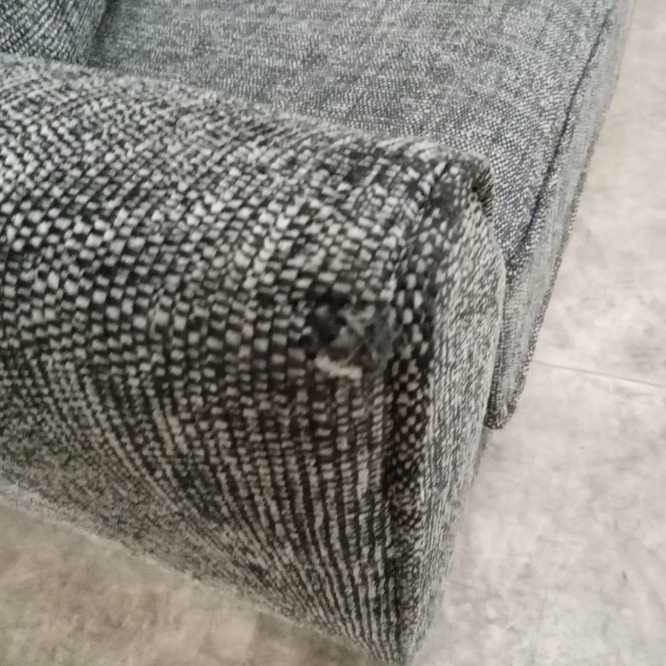 HALSTOW 3 SEATER FABRIC SOFA - CHARCOAL RRP £749