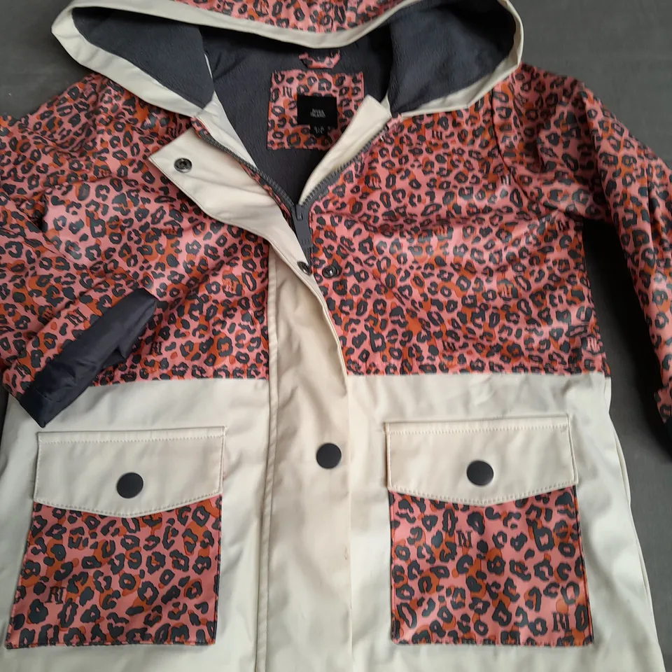 RIVER ISLAND KIDS ANIMAL SPOT COAT - 4/5 YRS