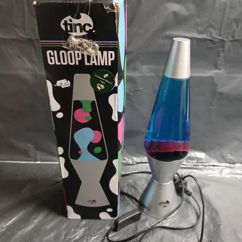 GLOOP LAMP – LAVA LAMP STYLE DECORATIVE LIGHT, BOXED - COLLECTION ONLY