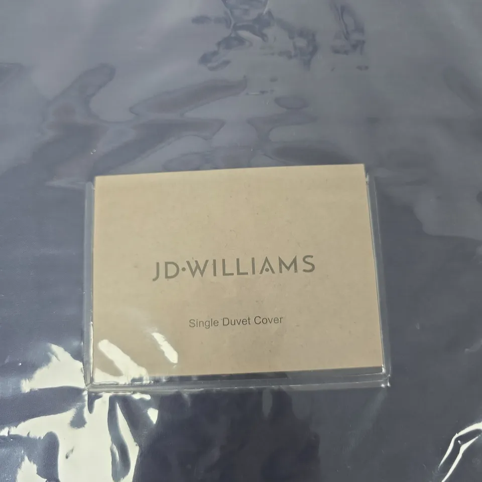 JD WILLIAMS SINGLE DUVET COVER – NAVY BLUE (UK SINGLE)