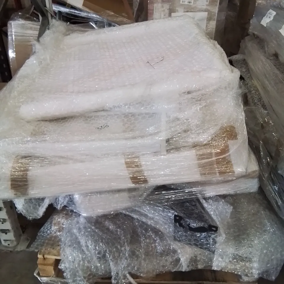 PALLET OF ASSORTED FLAT PACK FURNITURE PARTS