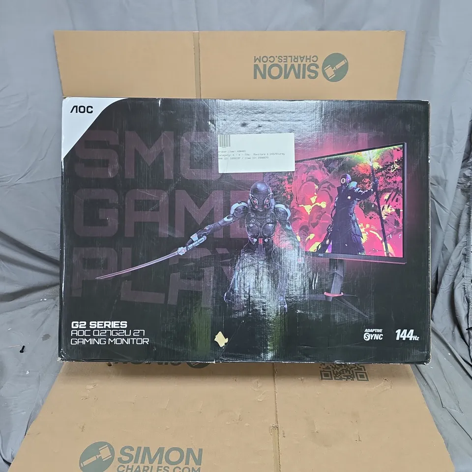 AOC G2 SERIES GAMING MONITOR – 27-INCH – 144HZ - BOXED 
