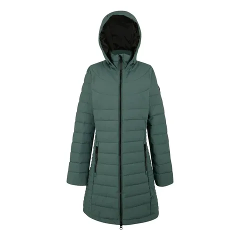 BRAND NEW REGATTA ANDRIA WOMEN'S LONG HOODED DOWN JACKET - 8
