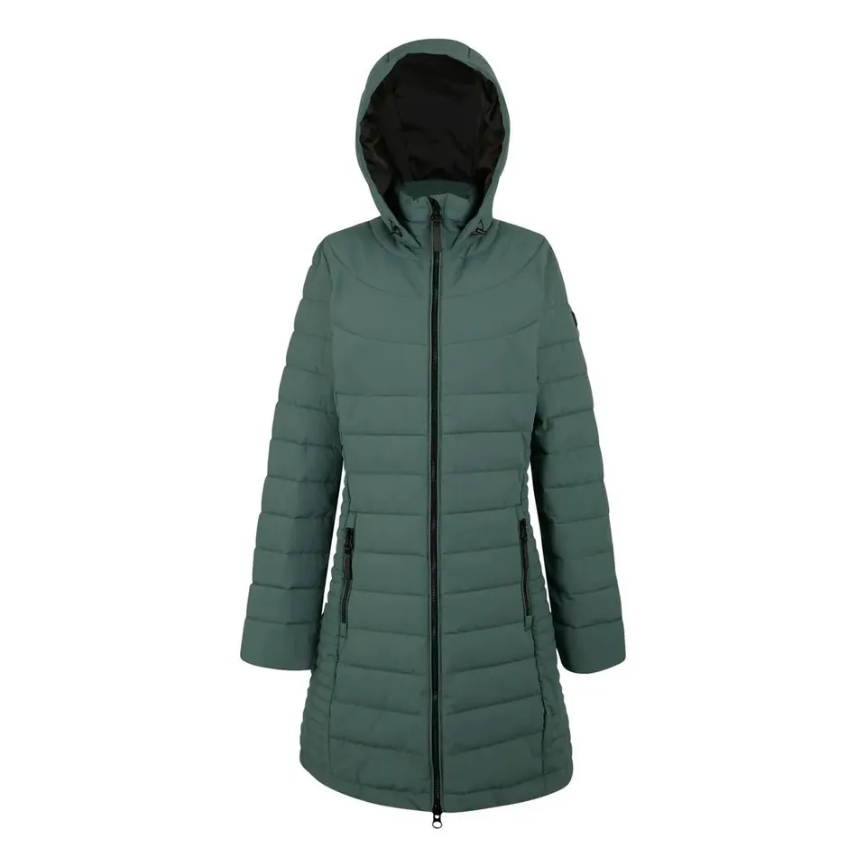 BRAND NEW REGATTA ANDRIA WOMEN'S LONG HOODED DOWN JACKET - 14