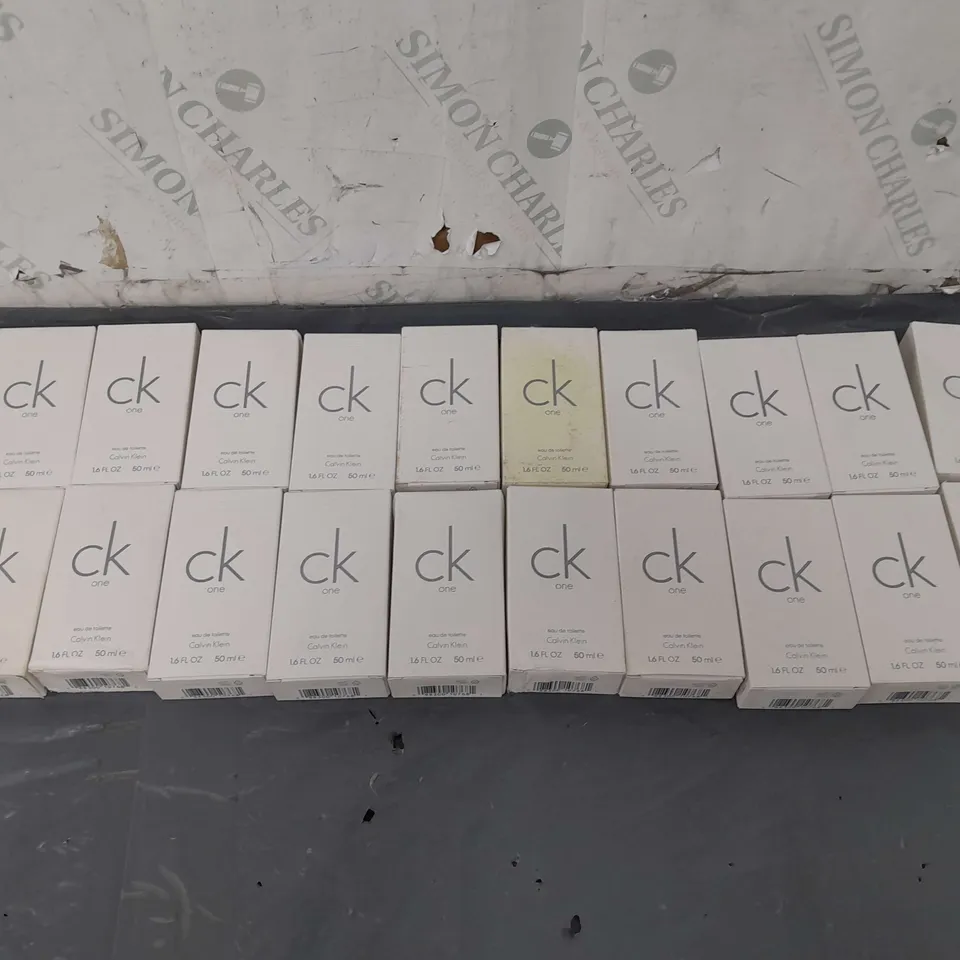 20X BOXED CK ONE EAU DE TOILETTE 50ML 