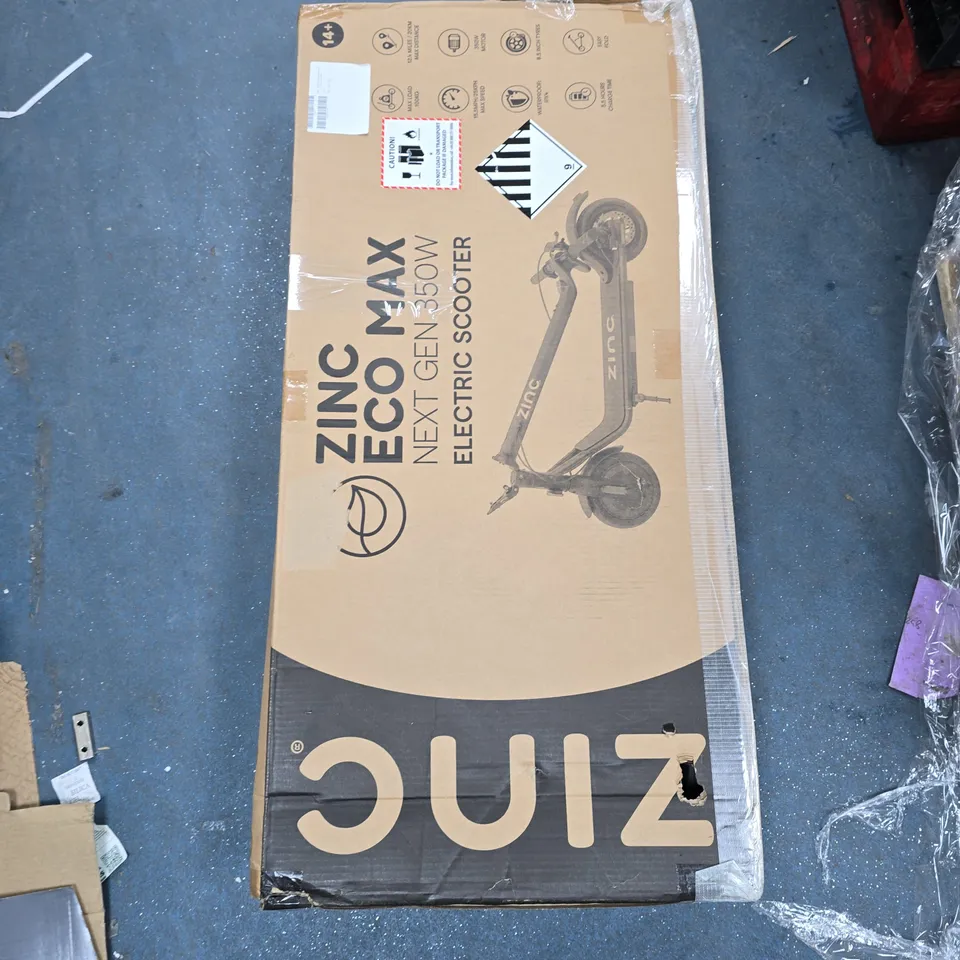 ZINC MAX 350W NEXT-GEN ELECTRIC SCOOTER – BOXED