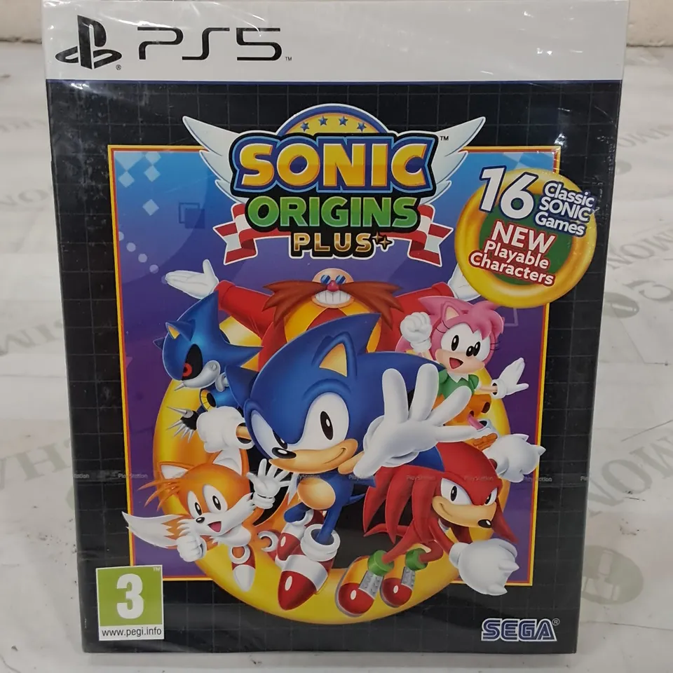 SEALED SONIC ORIGINS PLUS FOR PS5