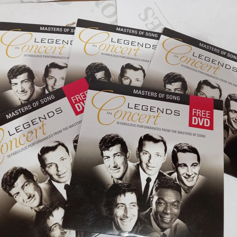 BOX OF APPROXIMATELY 40 MASTERS OF SONG LEGENDS IN CONCERT AUDIO CDS