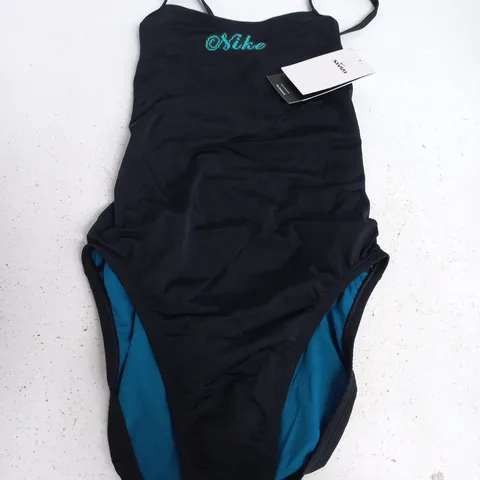 NIKE WOMEN'S BLACK ONE-PIECE SWIMSUIT- UK 10
