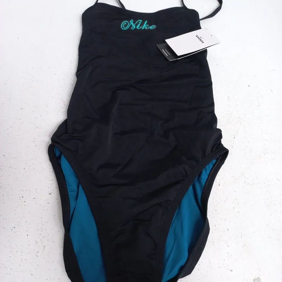NIKE WOMEN'S BLACK ONE-PIECE SWIMSUIT- UK 10