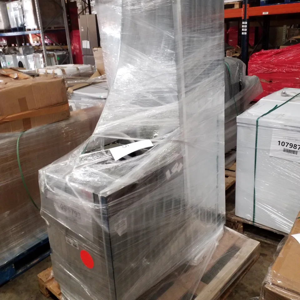 PALLET OF APPROXIMATELY 2 UNPROCESSED RAW RETURN WHITE GOODS TO INCLUDE