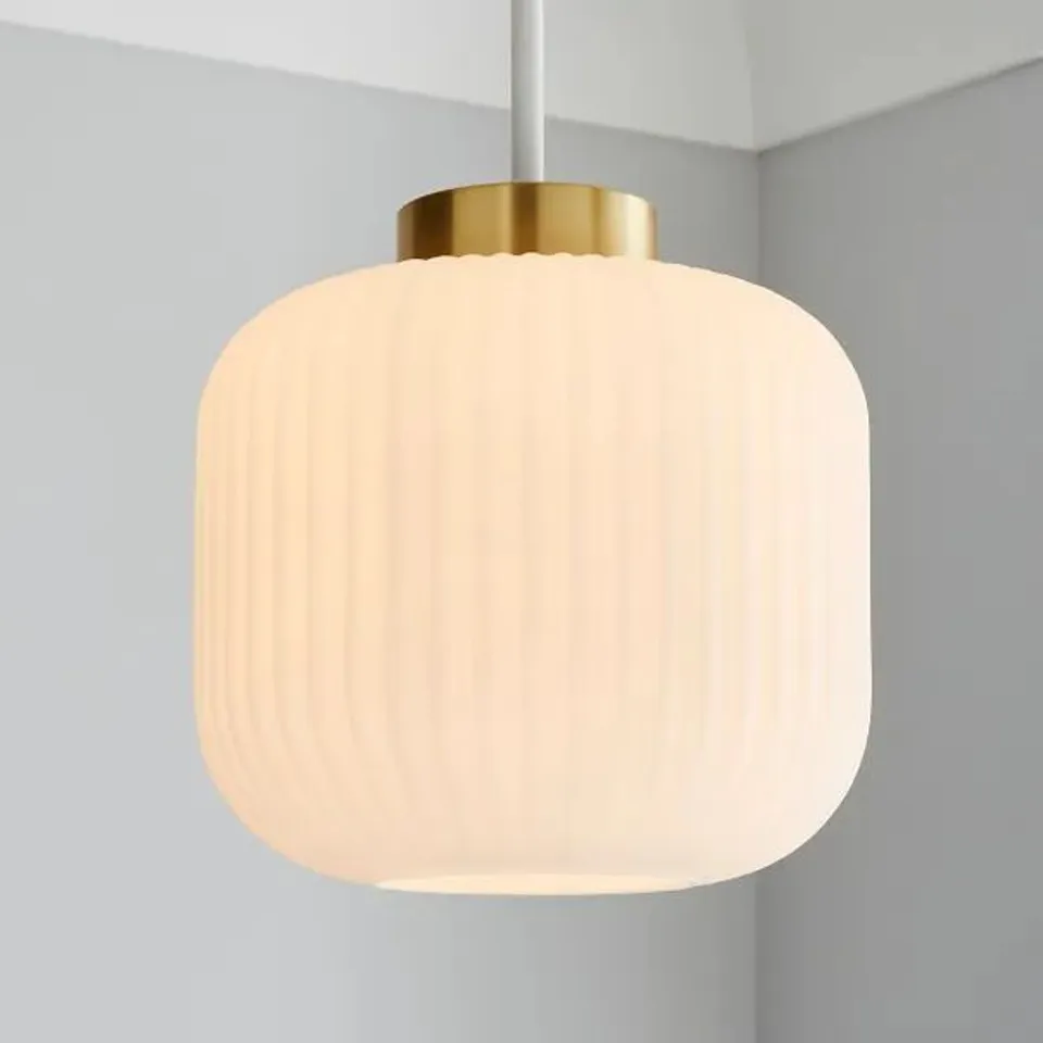 BOXED DUNELM RILEY EASY FIT PENDANT SHADE - WHITE