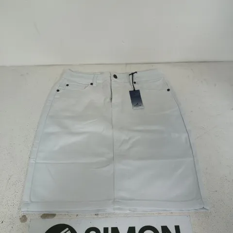 ARIZONA DENIM WHITE DENIM SKIRT – WOMEN'S UK 14 (EU 42)